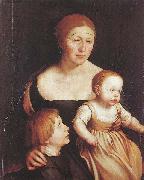 Hans holbein the younger The Artist Family USA oil painting artist